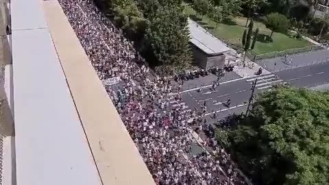 Mandatory Vax Protest in Nice France