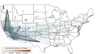 California Exodus Visualized by State