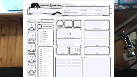 Ep. 5 Dungeons&Dragons: Creating a Character Sheet