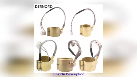 Discount DERNORD 220v Brass Band Heater Electric Heating Ri