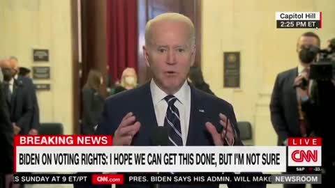 Biden Telegraphing Election Fraud Planned By Demoncrats after speech .