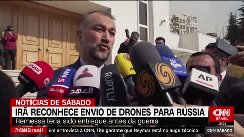 Drones ucraniano e russo duelam nos ares | Primeiro Impacto (14/10/22)