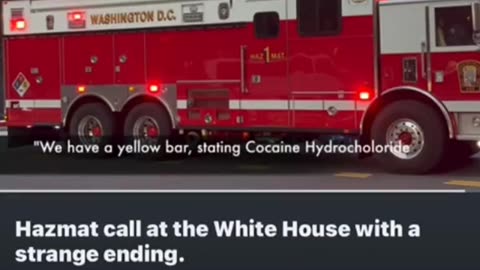 The White House was temporarily evacuated on Sunday after DC Fire Hazmat found a substance