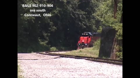 BESSEMER & LAKE ERIE, Chasing Southbound ore.