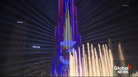 New Year's 2024: Dubai puts on dazzling fireworks show from iconic Burj Khalifa