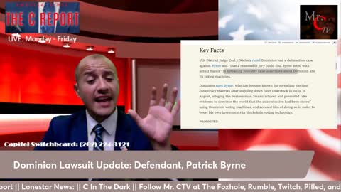 Dominion Lawsuits: Patrick Byrne