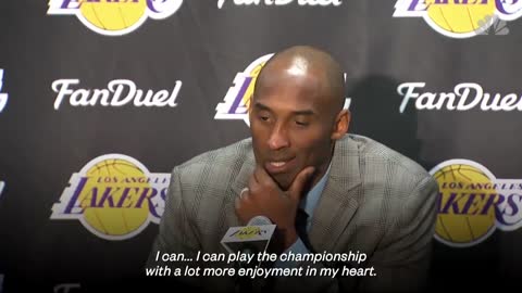 Watch Kobe Bryant Speak Spanish, Italian, And Chinese At Press Conferences