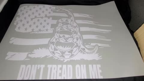 Don't tread on me vinyl decal