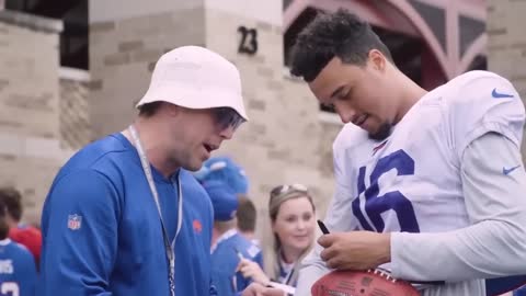 Case Keenum goes undercover as a fan at Buffalo Bills training camp 😂 (via Buffalo Bills)