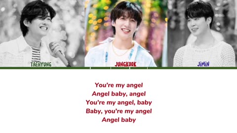 Jimin, Taehyung & Jungkook - ‘Angel Baby’ AI cover lyrics (Eng)