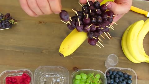 Art In Banana Decoration | Banana Art | Fruit Carving Banana Garnishes | Italypaul.co.uk