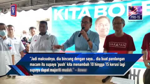 PRU15: Beza sasaran kerusi bukan sebab tidak sehaluan - Anwar