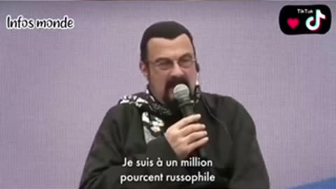 STEVEN SEAGAL:AMERICA IS SPENDING BILLIONS ON DISINFORMATION LIES AND FAKE PRESS