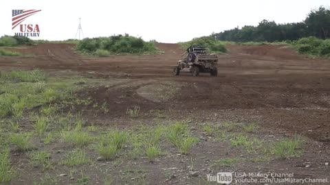 3rd Recon Marines High-Speed Drive a Polaris MRZR