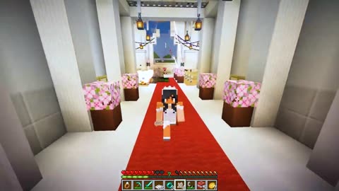 I faked my REAL WEDDING in Minecraft!