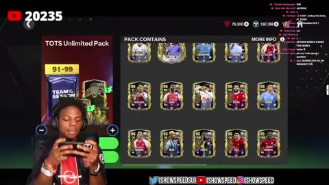 iShowSpeed's GREATEST FIFA Mobile Pack Opening!