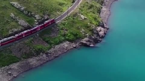 Glacier Express Train Switzerland - #ytshorts #shorts #switzerland