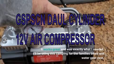 GSPSCN Dual Cylinder DC 12V Air #Compressor for-Overview