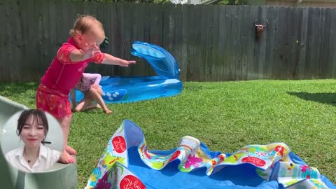 Top Funniest Baby Playing With Water more cute