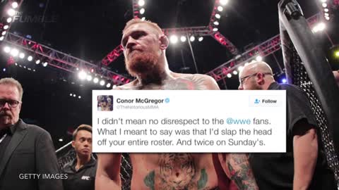 Conor McGregor Calls Out Brock Lesnar & The Rest of WWE