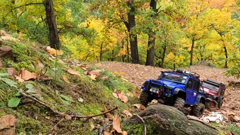 ⚠️RC CAR EXPEDITION⚠️ KRCSKY LES #9 -TRX4 Defender, blue, roots 4 / RC Driver Studio