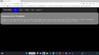 TX New Website!