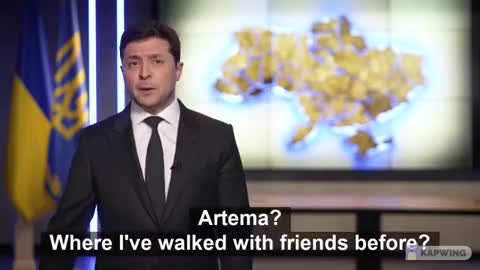 Message to Russia - Ukrainian President's Volodymyr Zelenskiy Speech