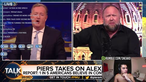 Sneako Reacts To Alex Jones on His Debate with Piers Morgan!