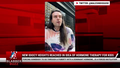 New Idiocy Heights Reached In Idea Of Hormone Therapy For Kids