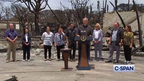 President Biden Delivers Remarks on Wildfires in Maui.