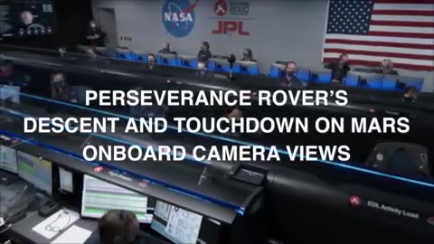 Perseverance Rover’s Descent and Touchdown on Mars (Official NASA Video)