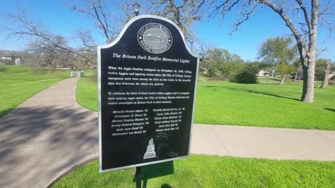 Texas A & M Aggies Bonfire memorial