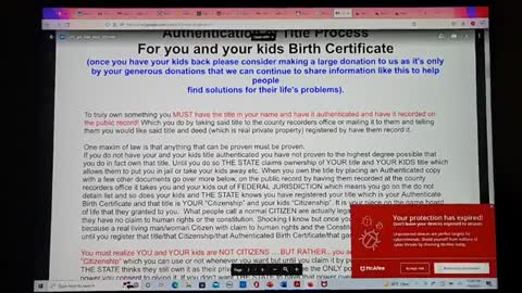 for you and your kids birth certificate