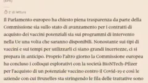 ⚠️ L'europarlamentare mostra i contratti con le case farmaceutiche ⚠️