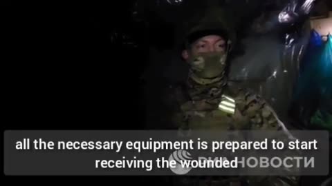 Russian medics of the special forces on the Artemovsky direction tell about their work