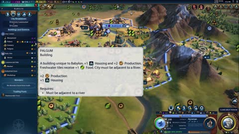 Civilization VI - First Look Babylon Civilization VI New Frontier Pass