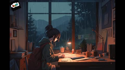 Ambient Lofi Beats with Rain and Birds | Relaxing Study Music