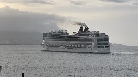 JEWEL OF THE SEAS / NORWEGIAN EPIC arrival in Ponta Delgada Azores Portugal - 29.04.2023