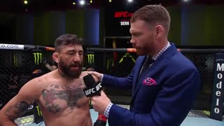 Guido Cannetti Octagon Interview | UFC Vegas 61