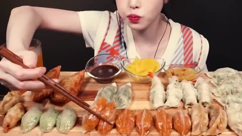 Mandu Dumpling Mukbang Asmr