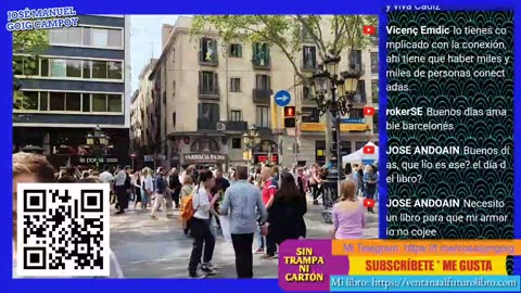 Hoy he caminado por el centro de #Barcelona en #santjordi | Vida Real | 23 abril 2023