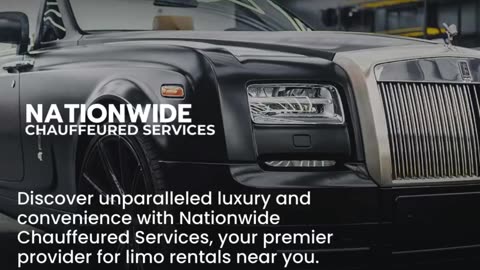 Limo for Rent Near Me with Luxury Chauffeur Services