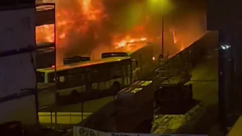 French Rioters Torch A Bus Depot🔥🔥🔥