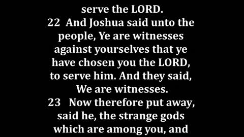 Joshua 24 King James version