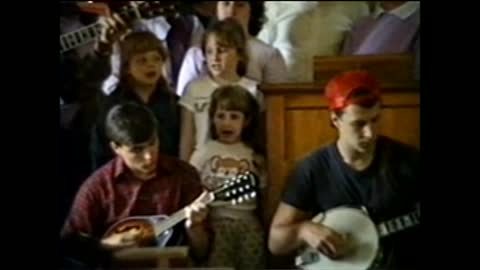 Hoopers Creek singing in old church