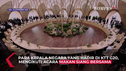 Kubah Bambu, Tempat untuk Para Pemimpin G20 Makan Siang