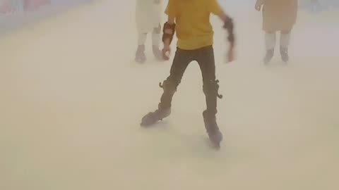 Ice skating