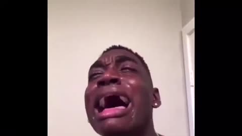 Funny Black man Crying