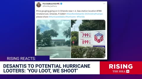 WATCH: DeSantis WARNS 'You Loot, WE SHOOT' In Hurricane Idalia Aftermath