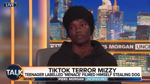 Piers Morgan interviews ‘Mizzy’ (the boy who walks into random houses).